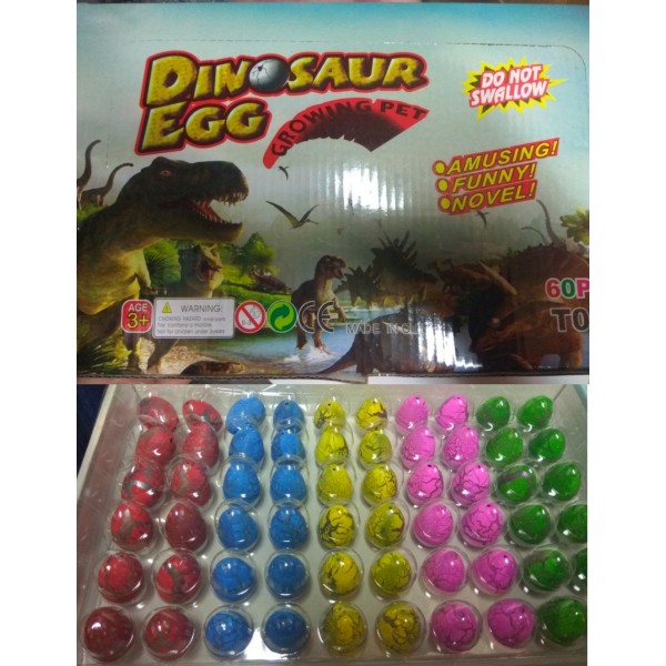75412 Яйця динозавра, мікс кольорів, 60 шт в дисплеї