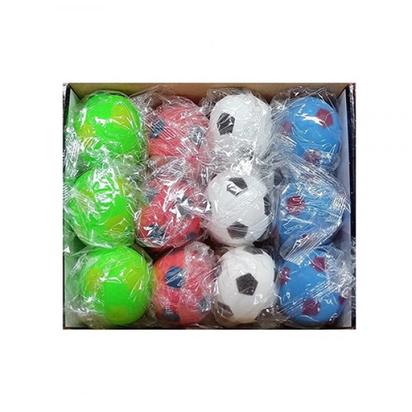 154375 Іграшка MS 3641 антистрес, борошно, м'яч, 12 шт. (3 кольори) в диспл., 25-20-5,5 см.