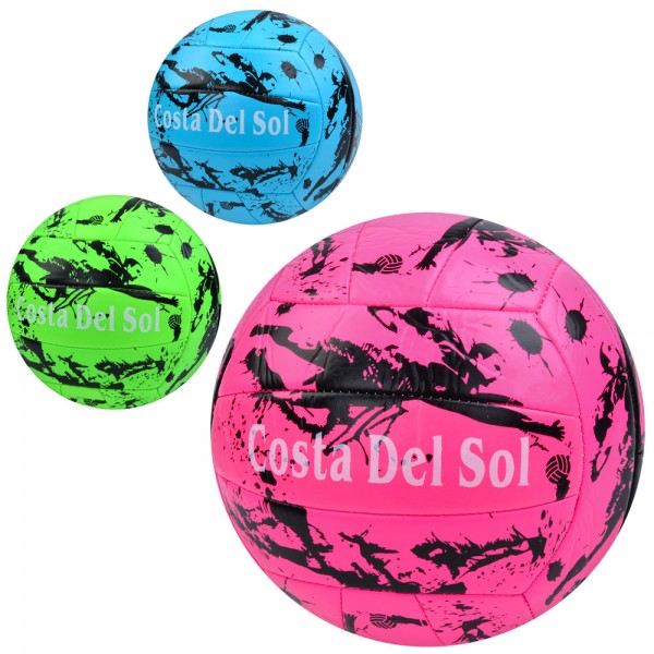 164079 М'яч волейбольний MS 3831 офіц.розмір, ПУ, 250-260 г, 3 кольори, кул.