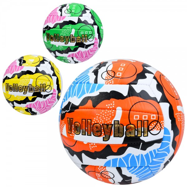 164080 М'яч волейбольний MS 3834 офіц.розмір, ПУ, 260-280 г, 3 кольори, кул.