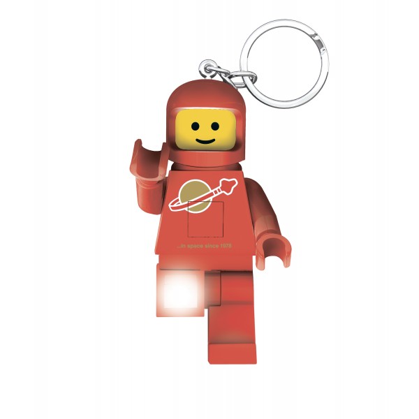 219137 Брелок KE10HR LEGO, Spaceman, red, фігурка, ліхтарик, бат. (табл.), 6 шт. в диспл., 20-7-9 см. 