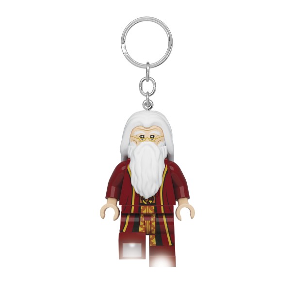219152 Брелок KE197H LEGO, Harry Potter, Dumbledore, фігурка, ліхтарик, бат. (табл.), 6шт.в диспл.,20-7-9см