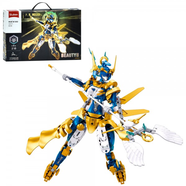 233636 Конструктор SLUBAN M38-B1302 робот-воїн, 562 дет., кор., 42,5-28,5-6,5 см.