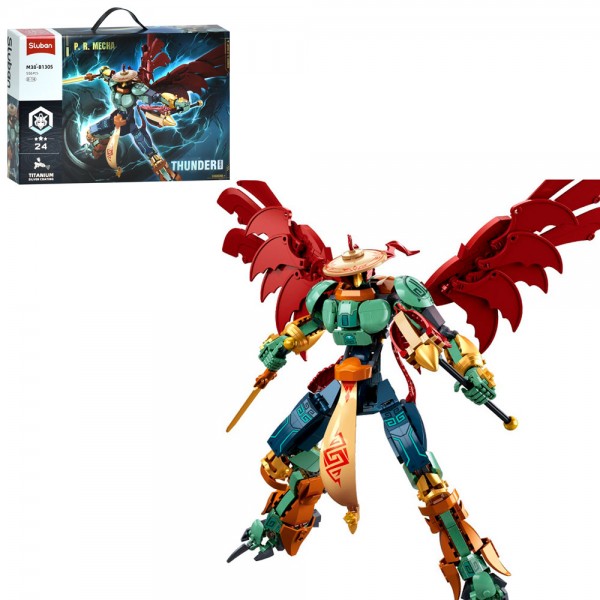 233646 Конструктор SLUBAN M38-B1305 робот-воїн, 556 дет., кор., 42,5-28,5-6,5 см.