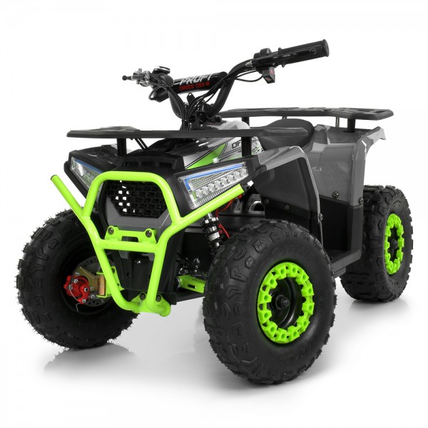 247210 Квадроцикл HB-FFA1000-11-5 (MP3) мотор1000W, 4акум.12V/12AH,муз,світло,BT, сіро-зелений