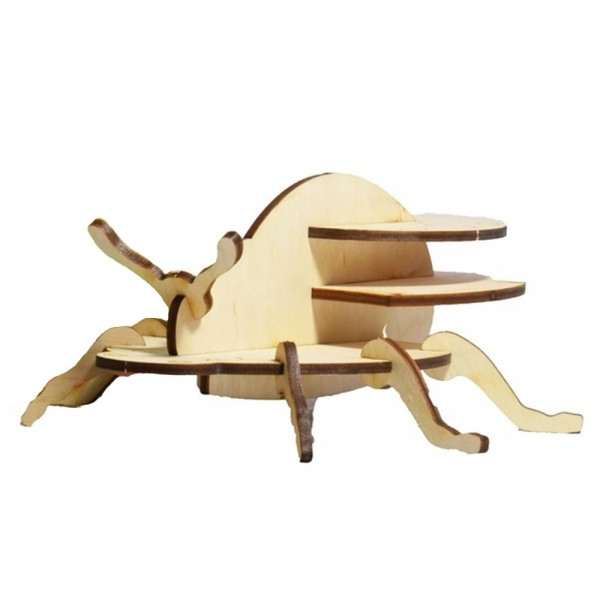 228950 3D деревянный конструктор 606 "Божья коровка", в пленке