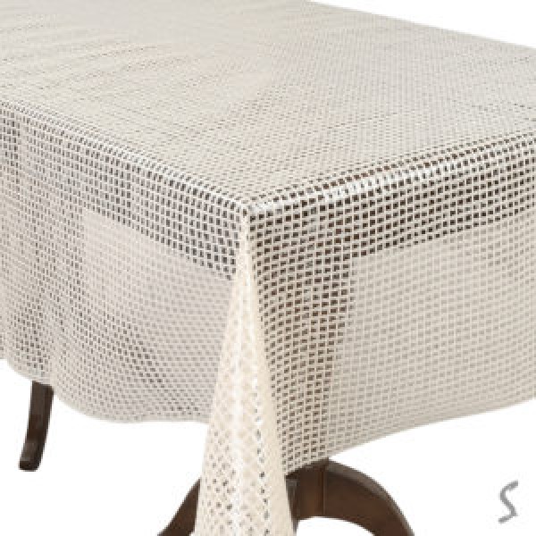 255033 Клейонка ПВХ Lace бежева 1.37*20м MA-5741
