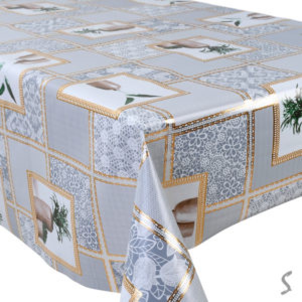 255055 Клейонка ПВХ з тисненням на тканинній основі Favor 1.37*20м MA-5776В