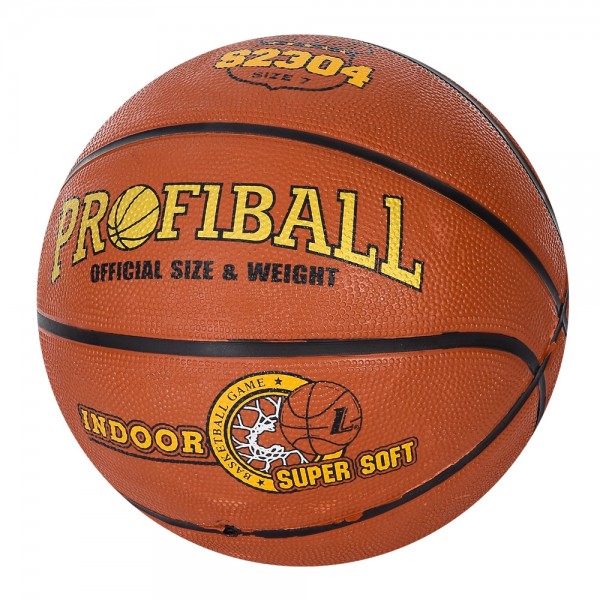 139354 М'яч баскетбольний EN-S 2304 розмір 7, малюнок-друк, 580-650г, кул.