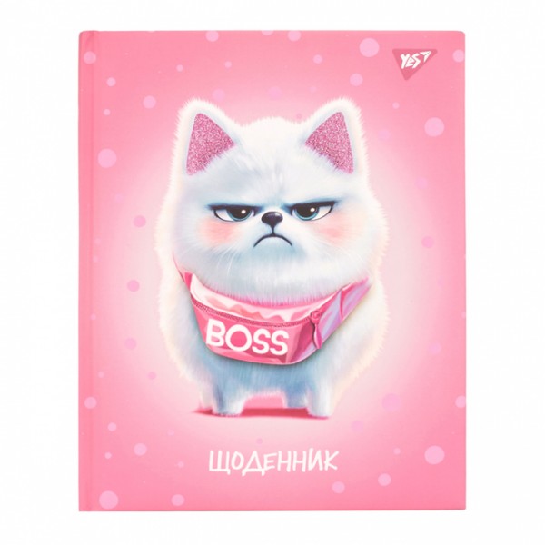 227927 Щоденник шкільний YES твердий Boss, А5, 40 аркушів