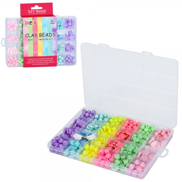 247725 Бісер AWE-C1A намистини, пенал/карт.обгортка, 18,5-17-2 см.