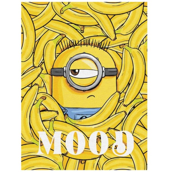 261459 Набір для розпису по номерах для дітей UN "Minions: Банановий настрій" 30х40см