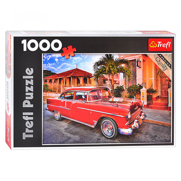 16297 Дитячі іграшки головоломки-пазли з картону Puzzles - "1000" - Chevrolet Belair Oldtimer / Trefl