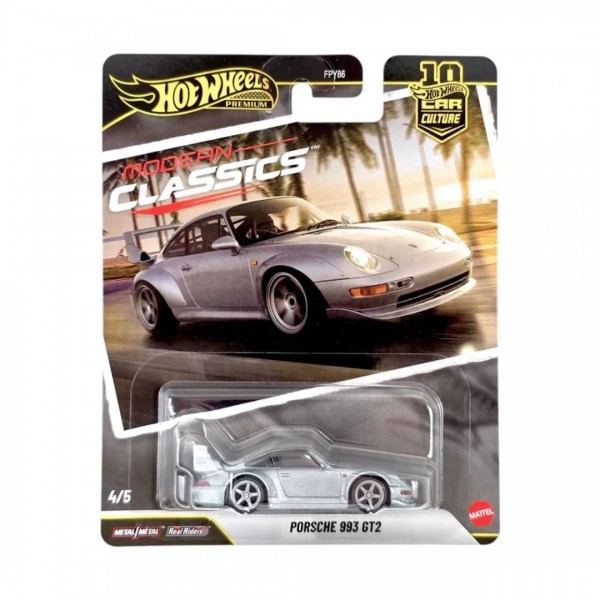 251478 Колекційна модель машинки Porsche 993 GT2 серії "Car Culture" Hot Wheels