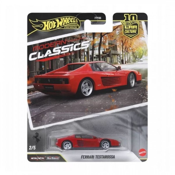 251479 Колекційна модель машинки Ferrari Testarossa серії "Car Culture" Hot Wheels