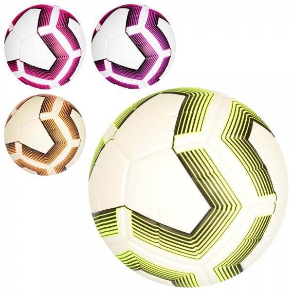 100787 М'яч футбольний MS 3013 розмір 5, PU, 400-420 г., ламінув., 4 кольори, кул.
