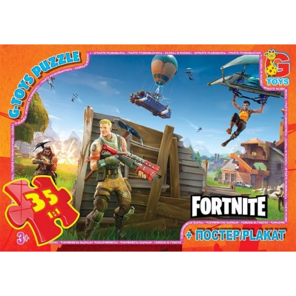 136520 FN532 Пазли ТМ "G-Toys" із серії "Fortnite", 35 ел.