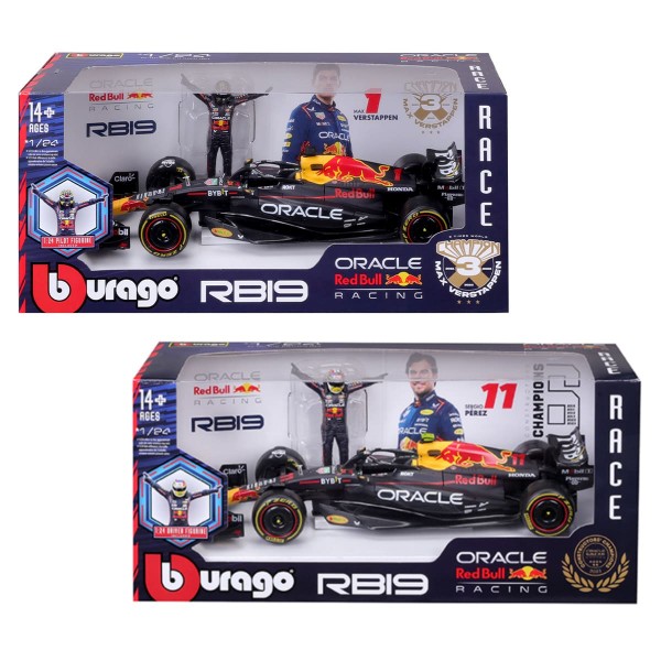 223393 Автомодель з фігуркою - RED BULL RACING RB19 (1:24)