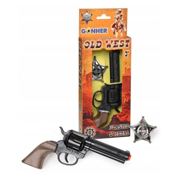 248271 204/0 Револьвер Ковбойський 8 зарядний, 9503008100