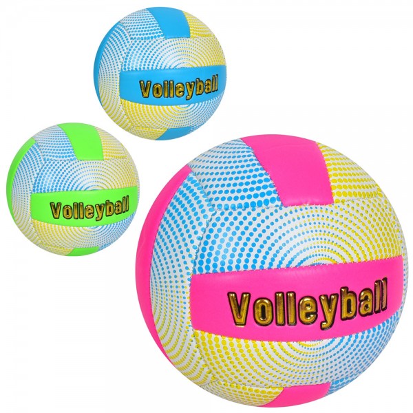 154322 М'яч волейбольний MS 3624 офіційний розмір, ПВХ, 260-280 г, 3 кольори, кул.