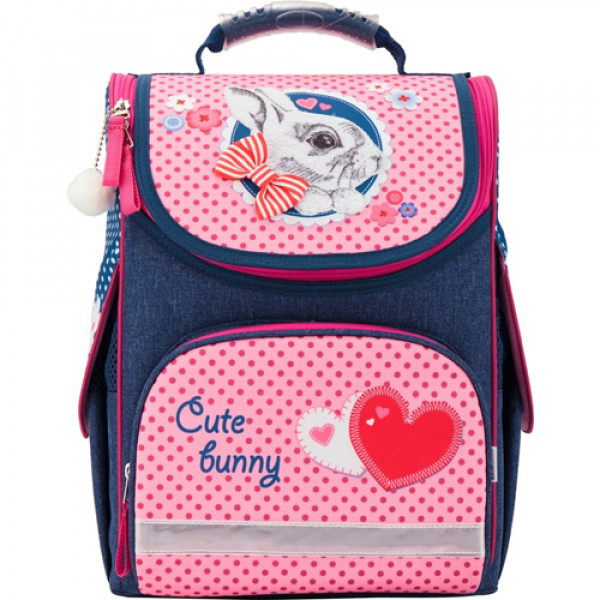 21924 Рюкзак шкільний каркасний 501 Cute Bunny