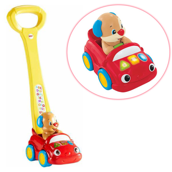 2832 Іграшка-каталка "Цуценя на машині" з технологією Smart Stages (рос.) Fisher-Price