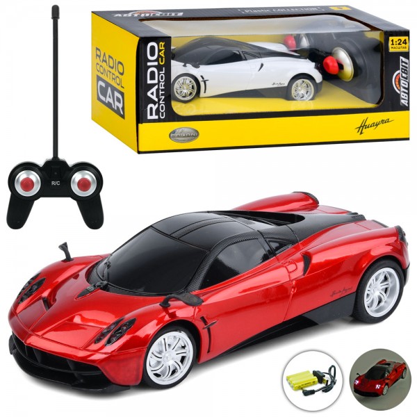 163471 Машина AR-2321 АвтоСвіт,радіокер.1:24,Pagani,акум.,гум.колеса,USB,2 кольори,світло,кор.,27-10,5-14,5