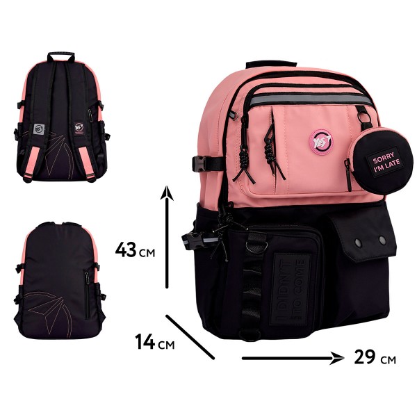 224584 Рюкзак YES T-107 Pink