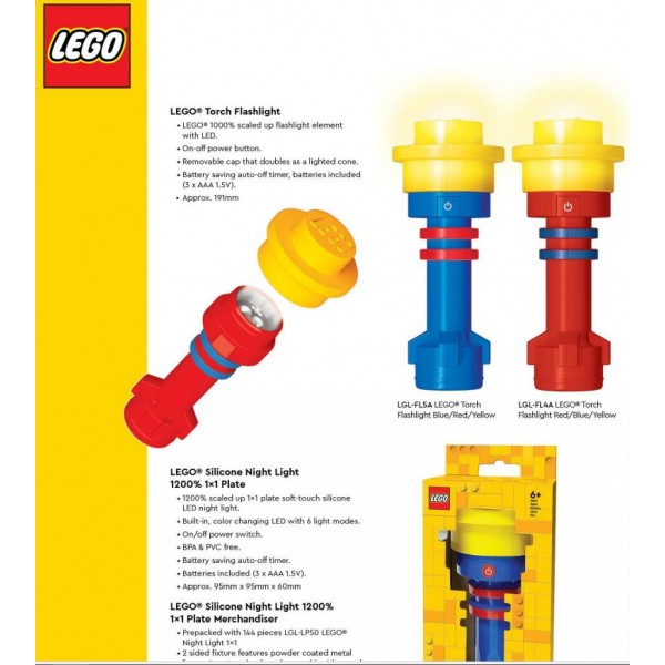 219171 Ліхтарик FL4A ліхтарик, бат., кор., 6 шт. в диспл., 26,5-21,5-17,5 см.